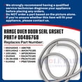 thumbnail image 3 of Whole Parts Range Oven Door Seal Gasket (Including 30 Mounting Clips) Part# 00486768 - Replacement and Compatible with Some Thermador and Bosch Ranges or Ovens, 3 of 7