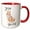 Red/White, variant on 3drose, Zero Fox Given Winter, 11oz Mug