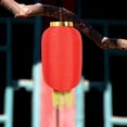 thumbnail image 4 of Luxshiny New Year Lantern Red Fabric Lighting Outdoor Events 1Set, 4 of 6