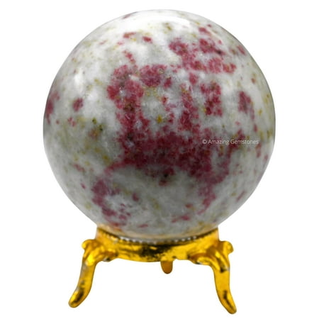 cinnabarite crystal ball sphere 2" inches