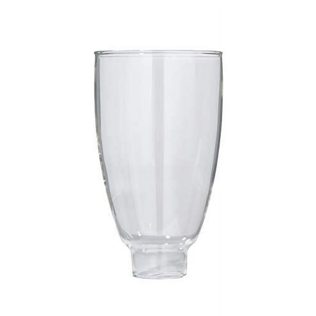 B&P Lamp Pantalla de lámpara de estilo colonial de vidrio transparente de 6 1/2 pulgadas para apliques y otros accesorios de iluminación