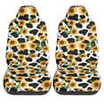 thumbnail image 2 of Fotbe Cute Cow Print Sunflower C Pattern Automotive Seat Covers for Cars Trucks and SUVs – Car Seat Covers for Front Seats,Protective Seat Covers,Vehicle Seat Covers, Set of 2, 2 of 9