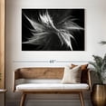 thumbnail image 3 of Elephant Stock Abstract Gray Wall Art - Horizontal Canvas Wall Art - Living Room Wall Decor - Abstract Canvas - Black And White Decor - 48" x 32", 3 of 8
