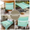 thumbnail image 6 of Teal Green Boho Large Tapestry for Bedroom Wall Hanging Tapestry, Vintage Ethnic Tribe Abstract Art Ceiling Backdrop Tapestries Poster Blanket Wall Decor for Teens Room Living Room Dorm 86" x 104", 6 of 8
