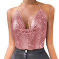 thumbnail image 1 of Toimothcn Womens Tank Tops Chain Sexy Sparkly Sequins Tank Tops Sleeveless Backless Slim Fit Soft Performance Crop Tops Suitable For Outdoor Activities, 1 of 9