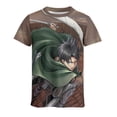 thumbnail image 3 of Camiseta retro de Wings of Liberty Attack on Titan para hombre y mujer, camisetas de manga corta de algodón con cuello redondo de verano, ropa, camisetas, 3 of 5