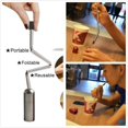 thumbnail image 3 of Mode Réutilisable Pliable en Acier Inoxydable Extérieur portable Paille Écologique R, 3 of 5