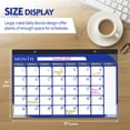 thumbnail image 3 of BAZIC Writing Pad Calendar Undated 12-Months 11" X 17" Customize Planner, 2-Pack, 3 of 7