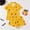 Yellow52, variant on Halloween Pajamas Halloween Graphic Short Sleeve Pajamas for Women Set