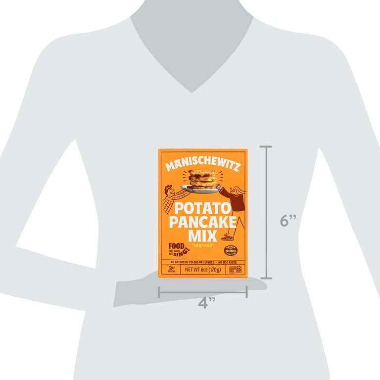 Manischewitz Potato Pancake Mix 6oz 3 Pack Traditional Style
