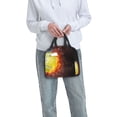 thumbnail image 6 of Honeii Tennis Ball On Fire And Water Print Lunch Bag Women, Lunch Box Lunch Bag for Women Adult Men, Small Leakproof Cute Lunch Tote Large Capacity Reusable, 6 of 8
