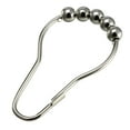 thumbnail image 2 of Uxcell Shower Curtain Ring Hooks, Metal for Shower Rods Curtains Liners 6Pack, 2 of 7
