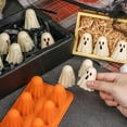 thumbnail image 3 of Dserhfy Ghost Silicone Mold Non-Stick 3D Chocolate Molds 8-Cavity Halloween Baking Mold for Jelly Candy Pudding Ice Cube Gummy Crayon Resin, 3 of 8