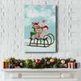 thumbnail image 5 of Christmas Christmas Owl Sled- Gallery Wrapped Canvas, 5 of 9