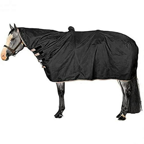 Showman Waterproof & Breathable Contoured Horse Show Rain Cover Sheet (Large (75"-80"))