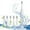 White, variant on TIMIFIS Spin Brush For Cleaning Electric Toothbrush Intelligent 6-mode Portable Couple Electric Toothbrush Button Type pring/Summer