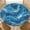 Blue, variant on Round Fitted Tablecloth with Elastic Edge Design Table Cover Waterproof Stain-Resistant Wipeable Table Cloth Best for 42"-46" Round Tables American Flag