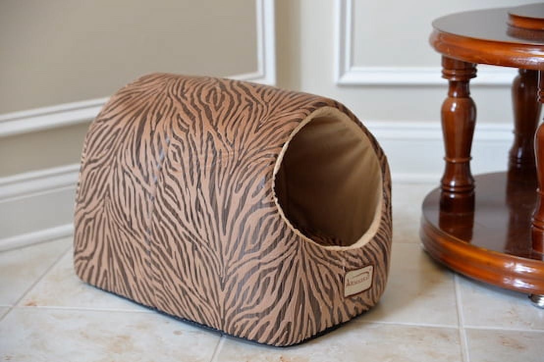 Armarkat Cat Bed, Bronzing and Beige, C11HBW/MH