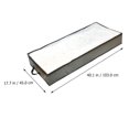 thumbnail image 4 of 2pcs Foldable Quilt Storage Bag Clothes Dustproof Storage Pouch for Home (White), 4 of 7