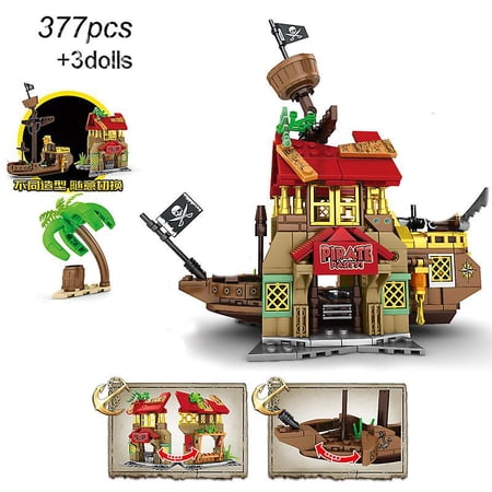 The Adventure Pirate Ship Building Blocks Toys Children's Constructor