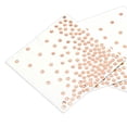 thumbnail image 6 of Koyal Wholesale Rose Gold Foil Polka Dot Lunch Napkins 6.5-Inch, 50-Pack, Shiny Metallic Party Supplies, 6 of 6