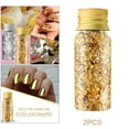 thumbnail image 4 of La pintura dorada de la hoja de plata del oro hace la decoración de Oro 2 piezas Colcomx Lámina de plata dorada, 4 of 6