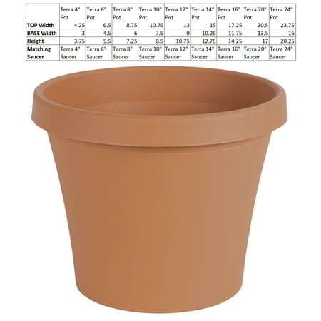 Terra Cotta Oval Planter - Bloem Terra Pot Planter 14