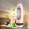 thumbnail image 1 of 2024 New Tower Desktop Fan With Three Adjustable Automatic Head And Night Light Vertical Fans Desk Supplies On Top Of Desks, 1 of 9