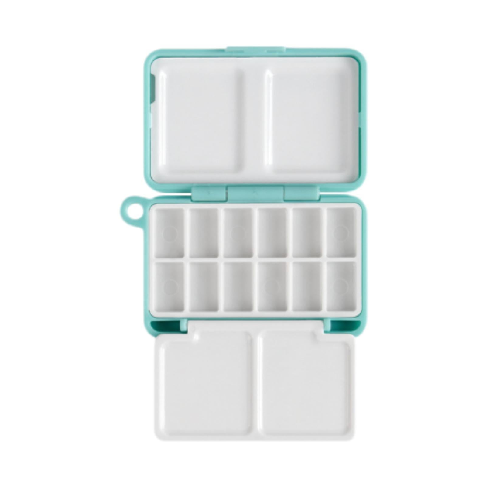 Mini Caja De Paleta De Acuarela Portátil De 2 Piezas, Acuare