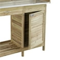 thumbnail image 4 of Yaheetech Outdoor Garden Potting Bench W/Cabinet, Light Green, 4 of 8