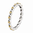 thumbnail image 3 of Sterling Silver Stackable Expressions Citrine Braided & Twisted Ring Size 9, 3 of 5