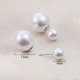 thumbnail image 3 of S925 Sterling Silver Double Pearl Earrings Earrings Shell Beads -925 Silver Jewelry Zekai, 3 of 4