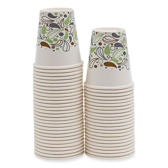 Boardwalk BWKDEER12CCUP 12 oz. Deerfield Printed Paper Cold Cups (1000/Carton)