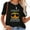 Black, variant on Coolest Pumpkin In The Patch Halloween Girls Teens T-Shirt