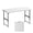 Granite White, variant on 4ft Portable Folding Table, One-Handed Height Adjustment, 4 Heights, Gravity Lock, Carry Handle, Indoor Outdoor Heavy Duty Fold-in-Half Utility Table, Party, Gray Zeta X4 Pro