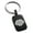 Black, variant on Stainless Steel Matsunaga Samurai Crest Engraved Small Rectangle Dog Tag Charm Keychain Keyring