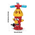 thumbnail image 3 of HUASHENG Garden Sprinkler 360 Rotating Sprinkler Large Area Coverage Adjustable Weighted Gardening Watering System, 3 of 5