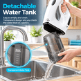Window Suction Machine Cordless Window Vacuum Cleaner, Handheld Glass Cleaning Machine with ...