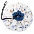 thumbnail image 3 of Play & Go - Circus Theme - 3-in-1 Play Mat - Storage Bag & Diaper Bag - Réversible with Elephants & Shapes - Fun & Interactive for Kids - 140 cm Diameter - Suitable for Newborn to Toddler - Easy to Ca, 3 of 6