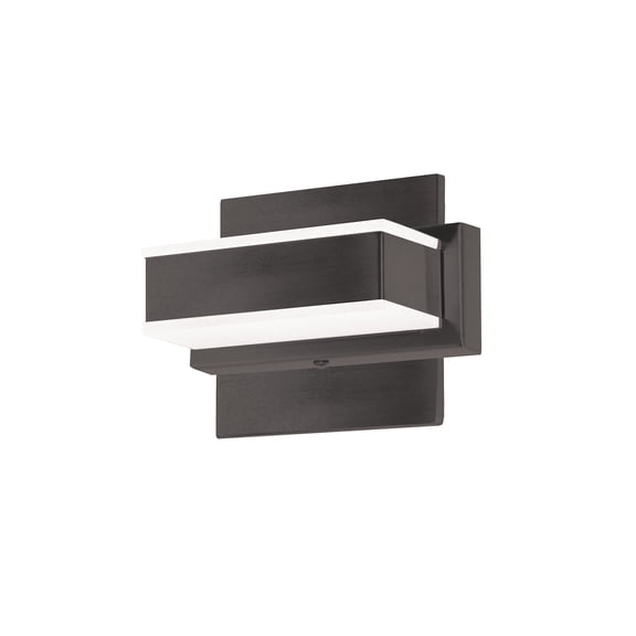 Dainolite VLD-215-1W-MB Signature 2 Light 5" Tall Led Bathroom Sconce - Black