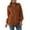 Brown##1, variant on jsaierl Sherpa Jacket Women Zip Up Long Sleeve Fleece Jacket Outwear Solid Color Warm Stand Collar Fall Coat Top with Pocket