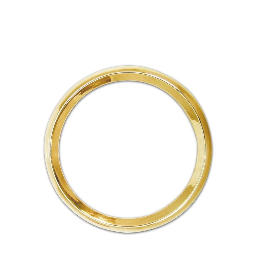 Gold Modern Single 2 Inch Small Trim Ring