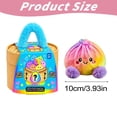 thumbnail image 3 of Rainbow, Cute Dumpling Plush Soft Stuffed Bun Toy, Kawaii Food Plush Collectible Gift, Sensory Stress Relief Gift for Kids and Adults, 3 of 6