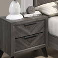 thumbnail image 7 of Furniture of America Hean 3pc Wood Gray Bedroom Set - Queen + 2 Nightstands, 7 of 7