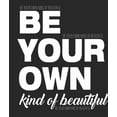 thumbnail image 5 of "Be Your Own Kind of Beautiful" Women's Black Crew Neck Short Sleeve Top-Medium, 5 of 6