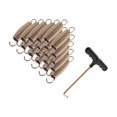 thumbnail image 3 of fastboy 20 Pcs Ressorts de Trampoline Accessoires de Trampoline Résistants Argent 9cm, 3 of 6