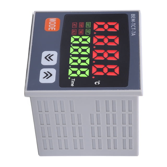 Controlador De Temperatura, Entrada Tipo K Menos Interferencias Fácil De Instalar Termostato De Salida De Relé De 100-240 V Varios Modos De Alarma Para Máquina De Prensado En