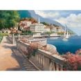 thumbnail image 3 of Chiu, T.C. 14x12 Black Modern Framed Museum Art Print Titled - Lago di Como I, 3 of 5