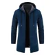 thumbnail image 4 of Men Hooded Long Cardigans Sweaters New Fashion Men Winter Outwear Casual Sweatercoats Fleece Thicker Warm Sweaters Size 4XL, 4 of 5