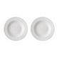 thumbnail image 2 of Platos para el hogar de diseño blanco puro Platos para pasta Platos para restaurantes Vajilla Comida Platos Taza de paja Sombrero Plato occidental x2, 2 of 2